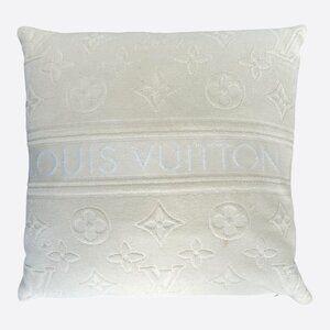 Louis Vuitton Beige Monogram Pillow